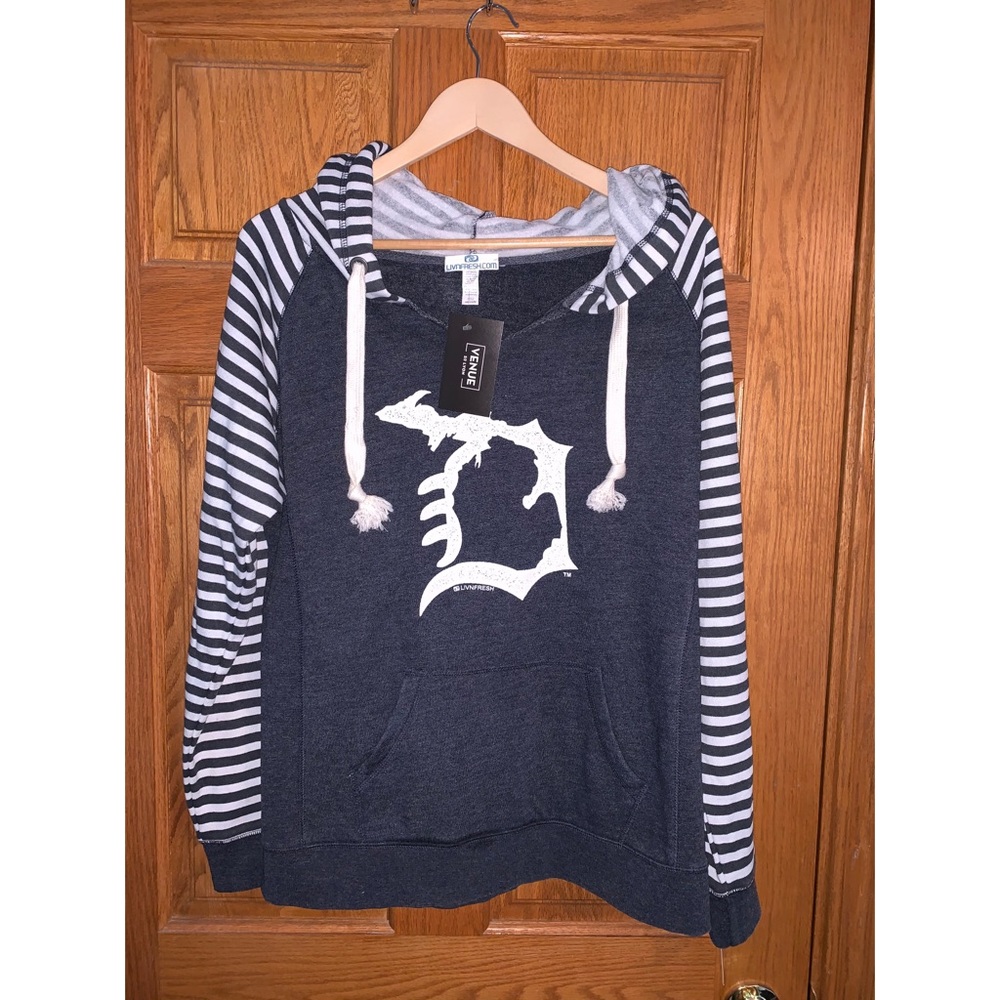 Livnfresh Michigan’s Detroit Tigers Blue Hoodie